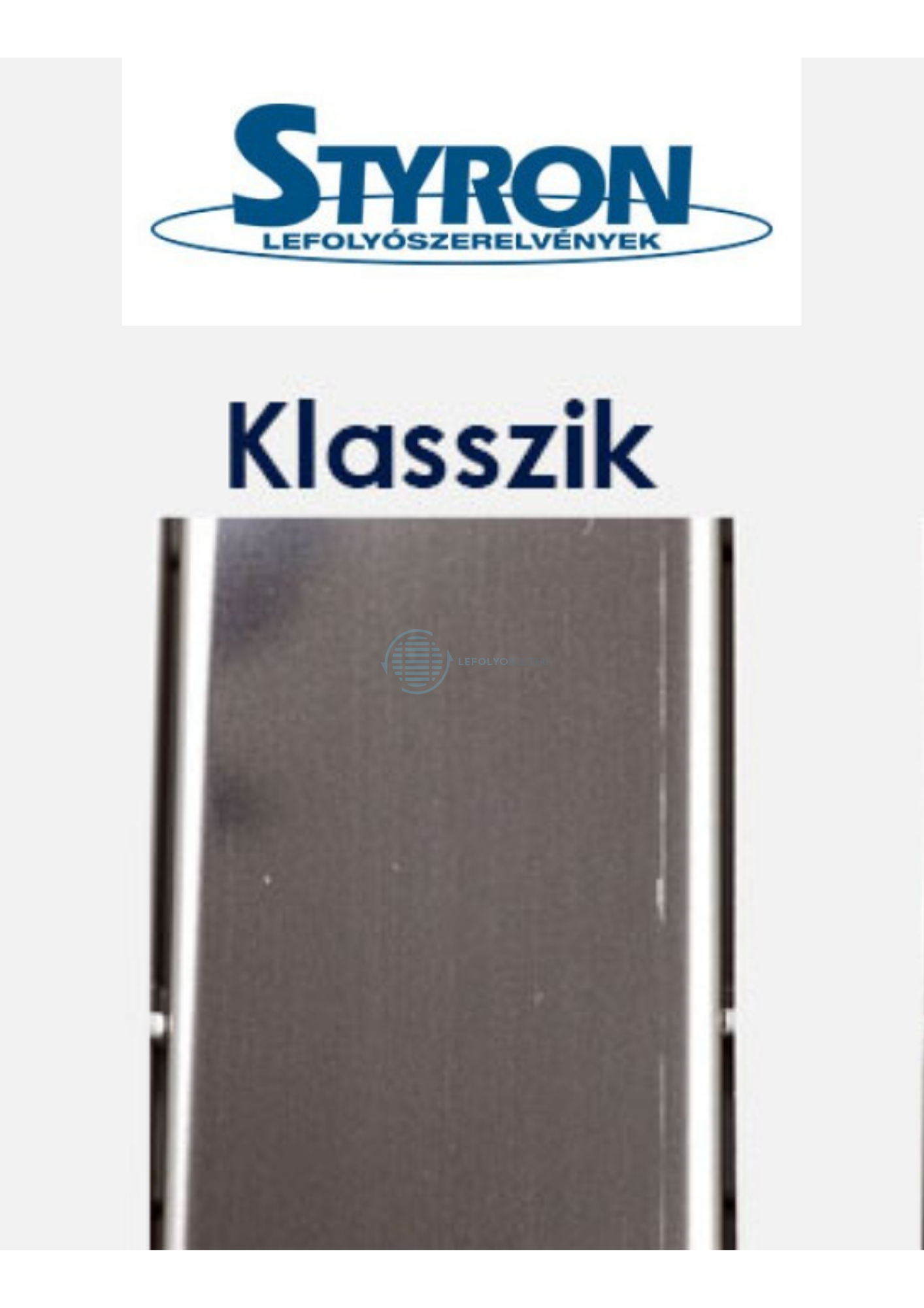 Zuhanyfolyóka rács Klasszik Harmony , 60cm-es